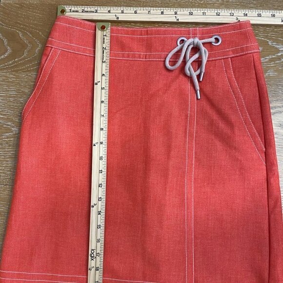 Ann Taylor Chambray Nautical Wrap A Line Skirt, Women's Size 4 - Picture 8 of 11